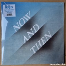 Discos de vinilo: THE BEATLES - NOW AND THEN. 12” VINILO ED. LTDA. COLOR ROJO. NUEVO, PRECINTADO