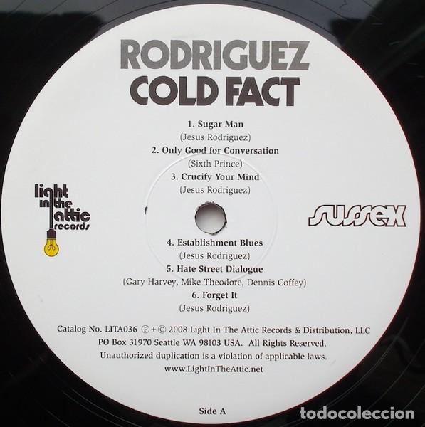 Discos de vinilo: Rodriguez - Cold Fact LP - Foto 3