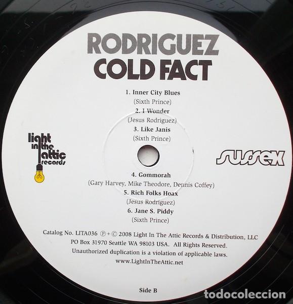 Discos de vinilo: Rodriguez - Cold Fact LP - Foto 4