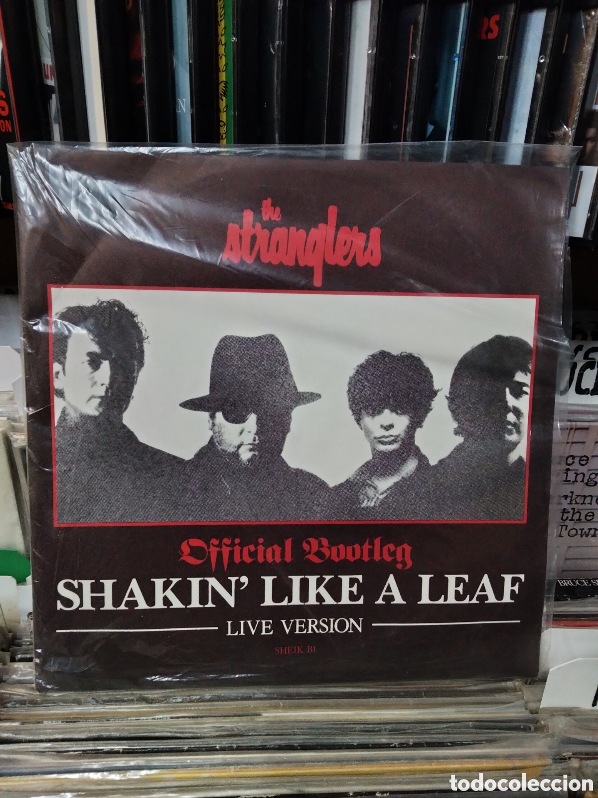 Discos de vinilo: The stranglers shakin like a leaf live versi&oacute;n official bootleg - Foto 1