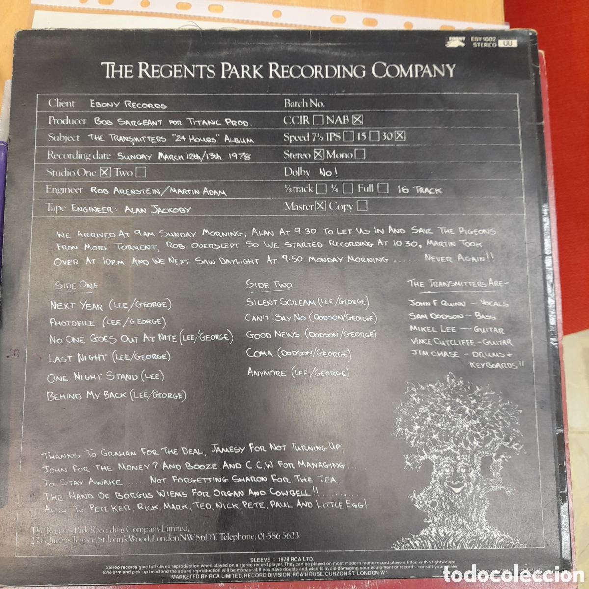Discos de vinilo: The transmitters 24 hours - Foto 2