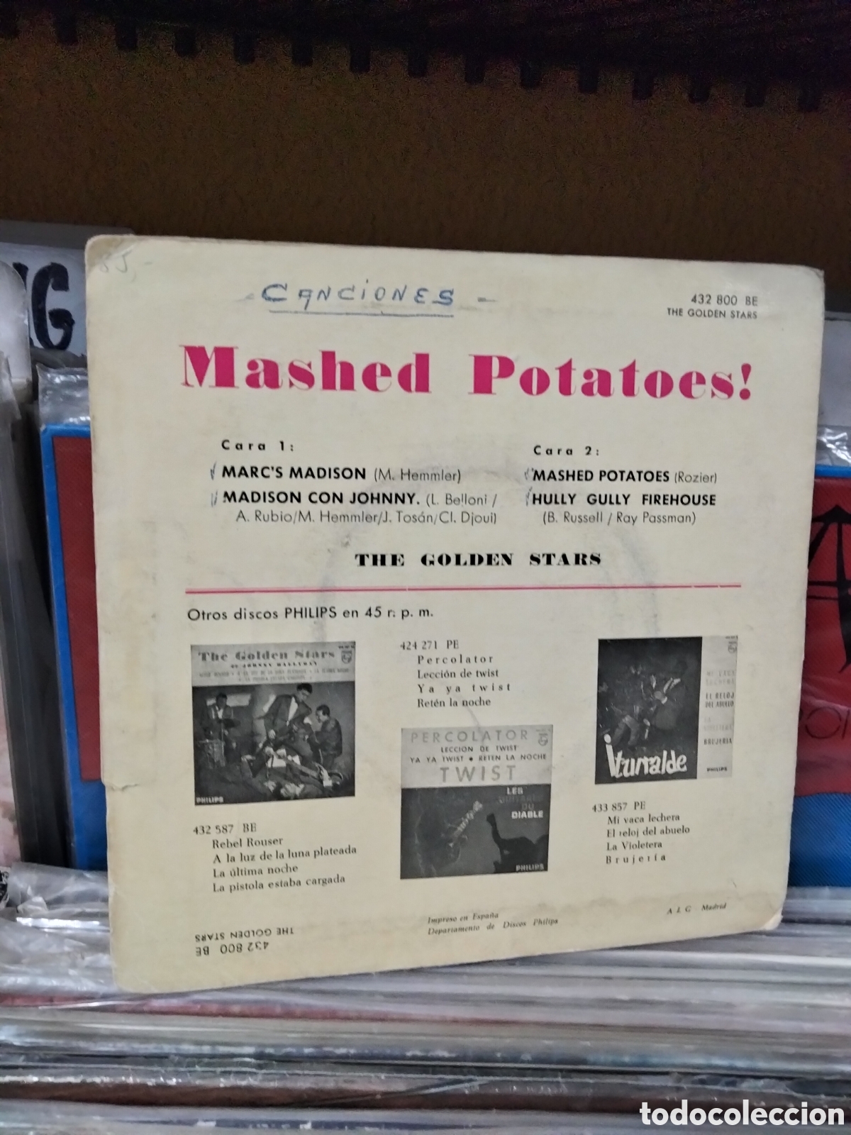 Discos de vinilo: Mashed potatoes the golden stars marcs madison - Foto 2