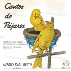 Discos de vinilo: CANTOS DE PÁJAROS. - AVERIO KARL REICK
