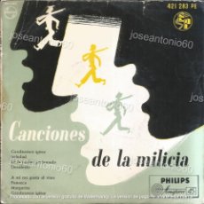 Discos de vinilo: CANCIONES DE LA MILICIA. 1960. - CORO DE ESTUDIANTES