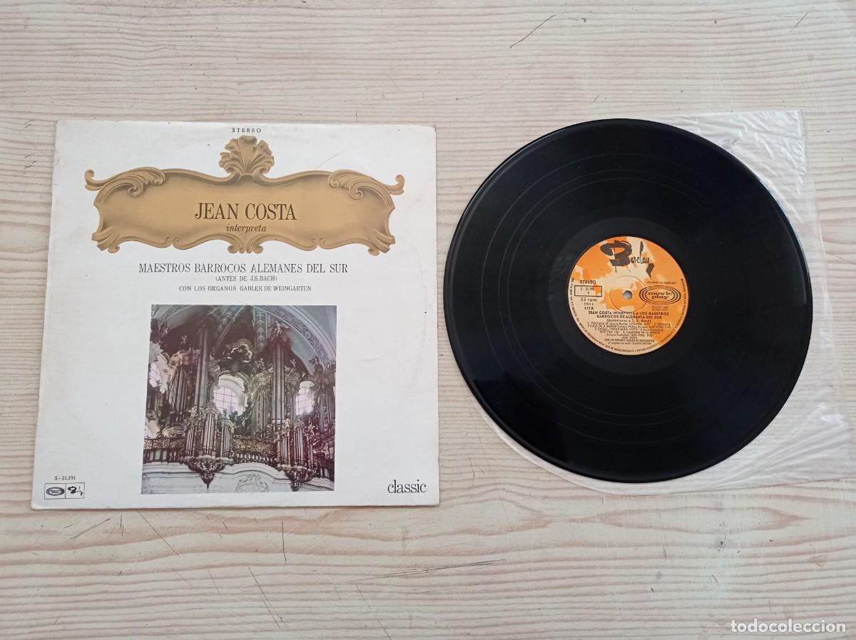 Discos de vinilo: Jean Costa Interpreta A Los Maestros Barrocos De Alemania Del Sur LP