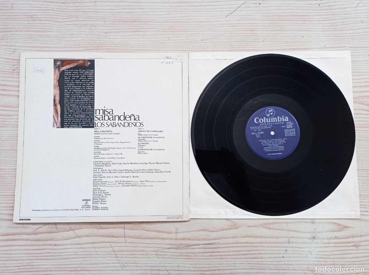 Discos de vinilo: Los Sabande&ntilde;os - Misa Sabande&ntilde;a LP - Foto 2