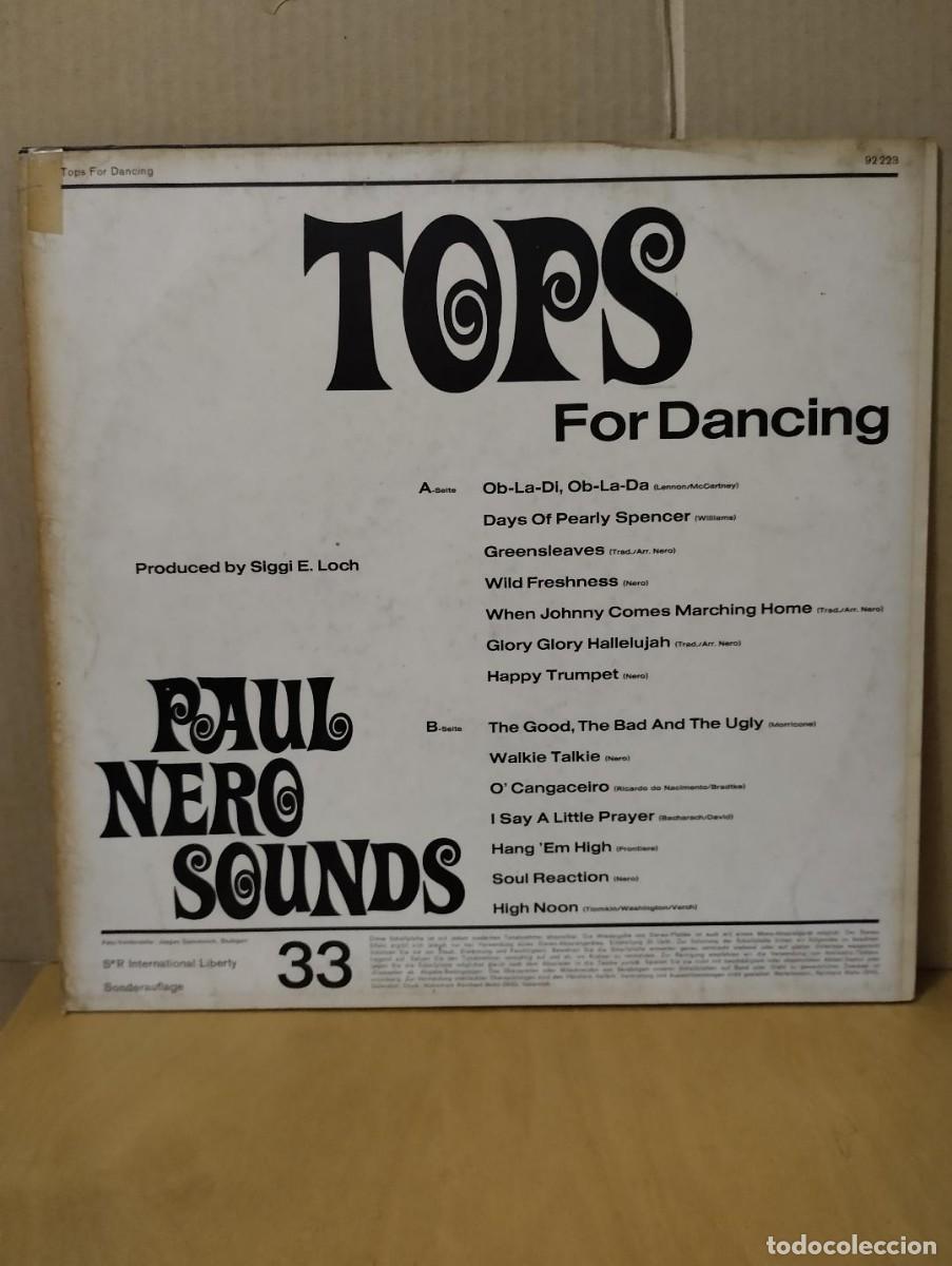 Discos de vinilo: PAUL NERO SOUNDS ---- TOPS FOR DANCING - Foto 2
