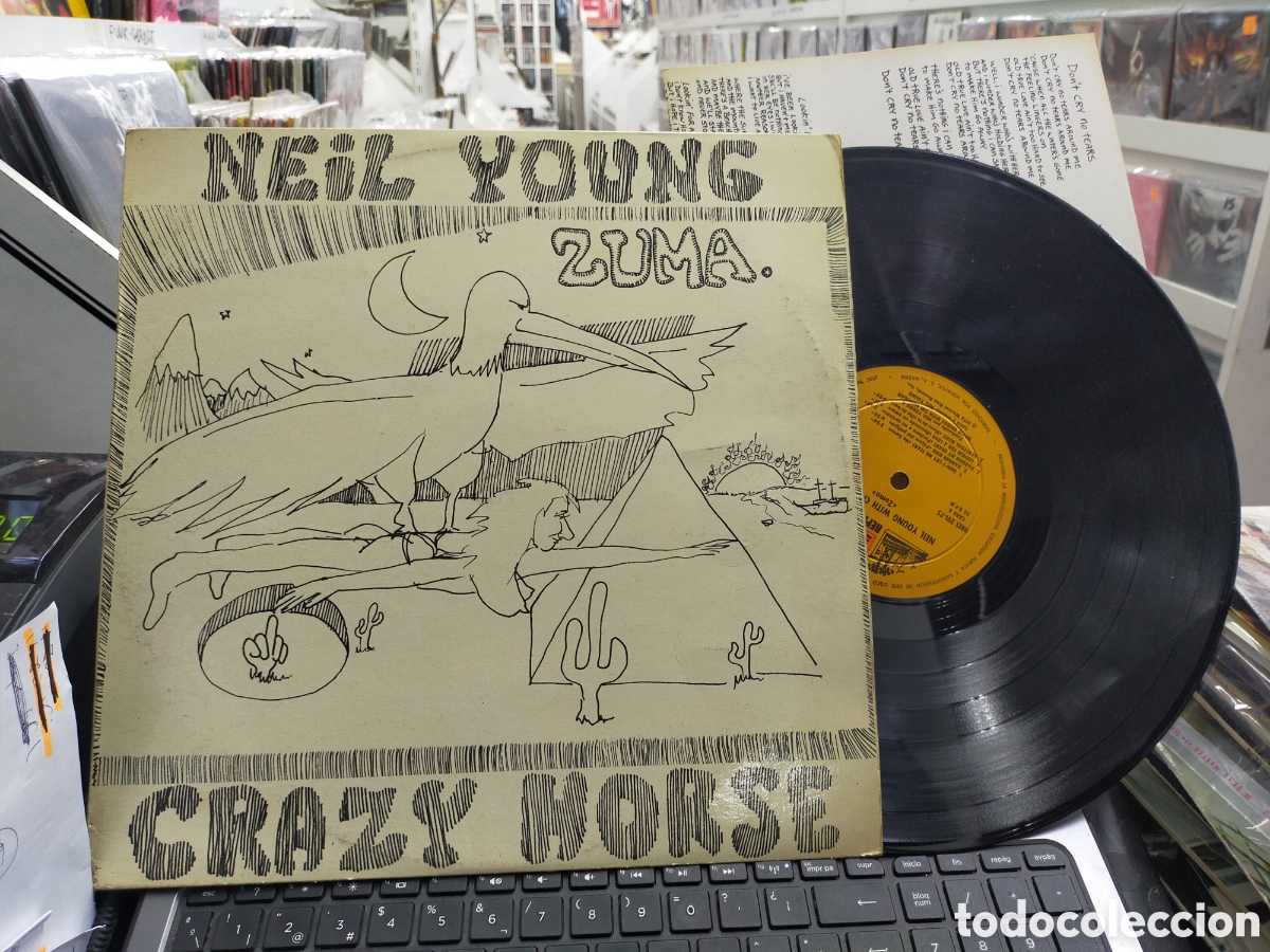 Discos de vinilo: Neil Young LP zuma Espa&ntilde;a 1976 - Foto 1