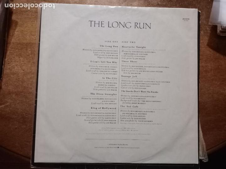 Discos de vinilo: Eagles - the long run - Foto 4