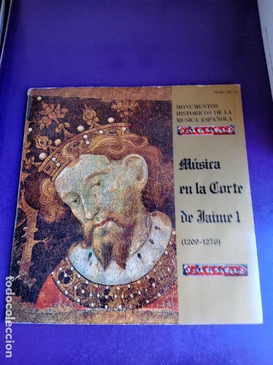 Discos de vinil: MUSICA EN CORTE D JAIME I - LP MINISTERIO EDUCACION MEC 1977 - ARS MUSICAE BARCELONA, ROMAN ESCALAS