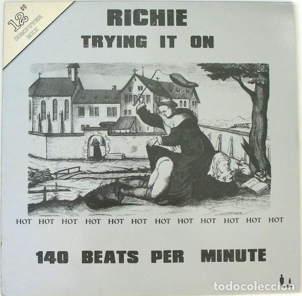 Discos de vinilo: Richie &ndash; Trying It On-UK-1983-MAXI SINGLE - Foto 1