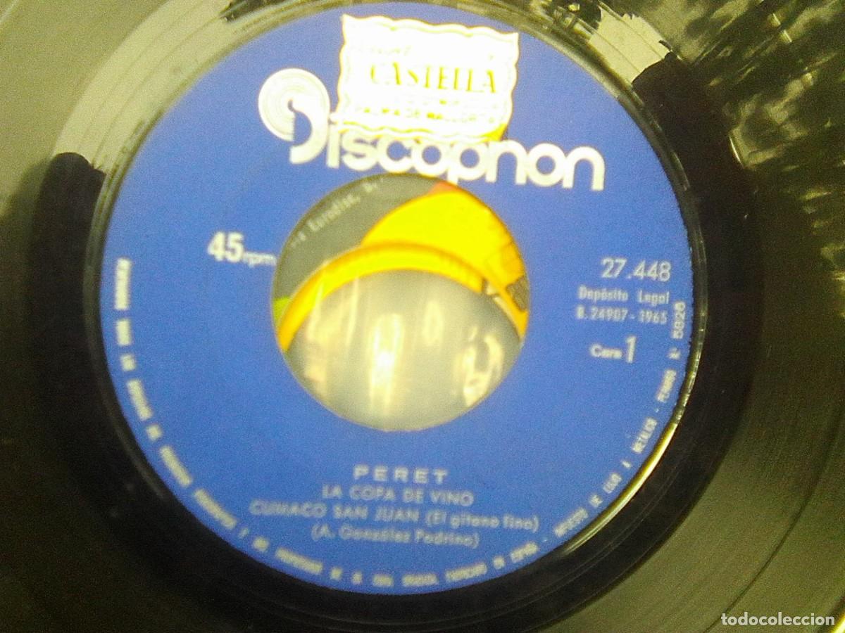 Discos de vinilo: Peret - La Copa De Vino + 3 (Discophon, 1965) - Foto 1