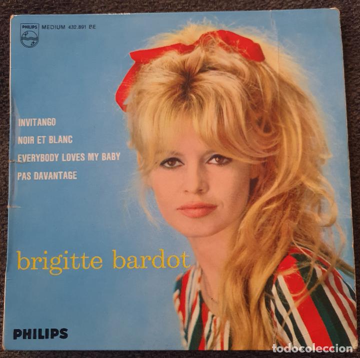 Discos de vinilo: BRIGITTE BARDOT - EP FRANCES 1963 - PHILIPS 432891 - INVITANGO - Foto 1
