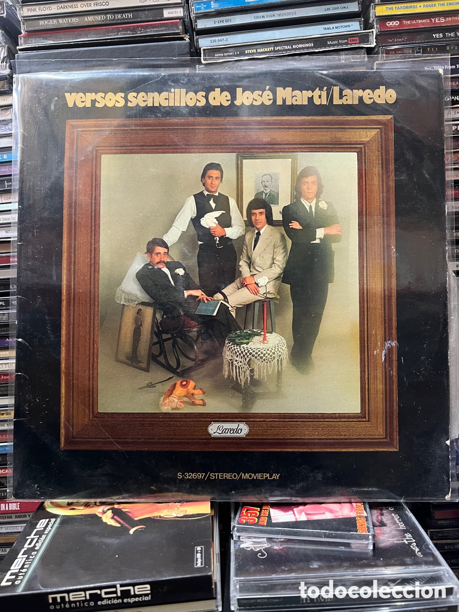 Discos de vinilo: Versos sencillos de Jos&eacute; Mart&iacute; / Laredo - Foto 1