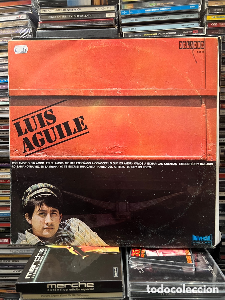 Discos de vinilo: Luis Aguile Con amor o sin amor - Foto 1