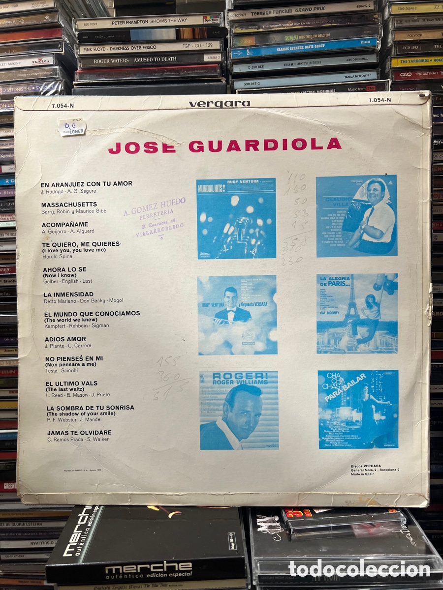Discos de vinilo: Jos&eacute; Guardiola y sus &eacute;xitos Vergara - Foto 2