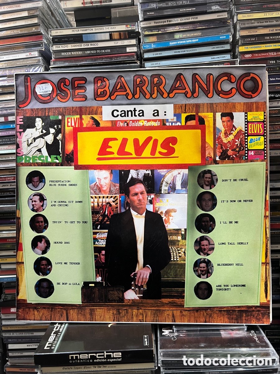 Discos de vinilo: Jos&eacute; Barranco Canta a : Elvis - Foto 1