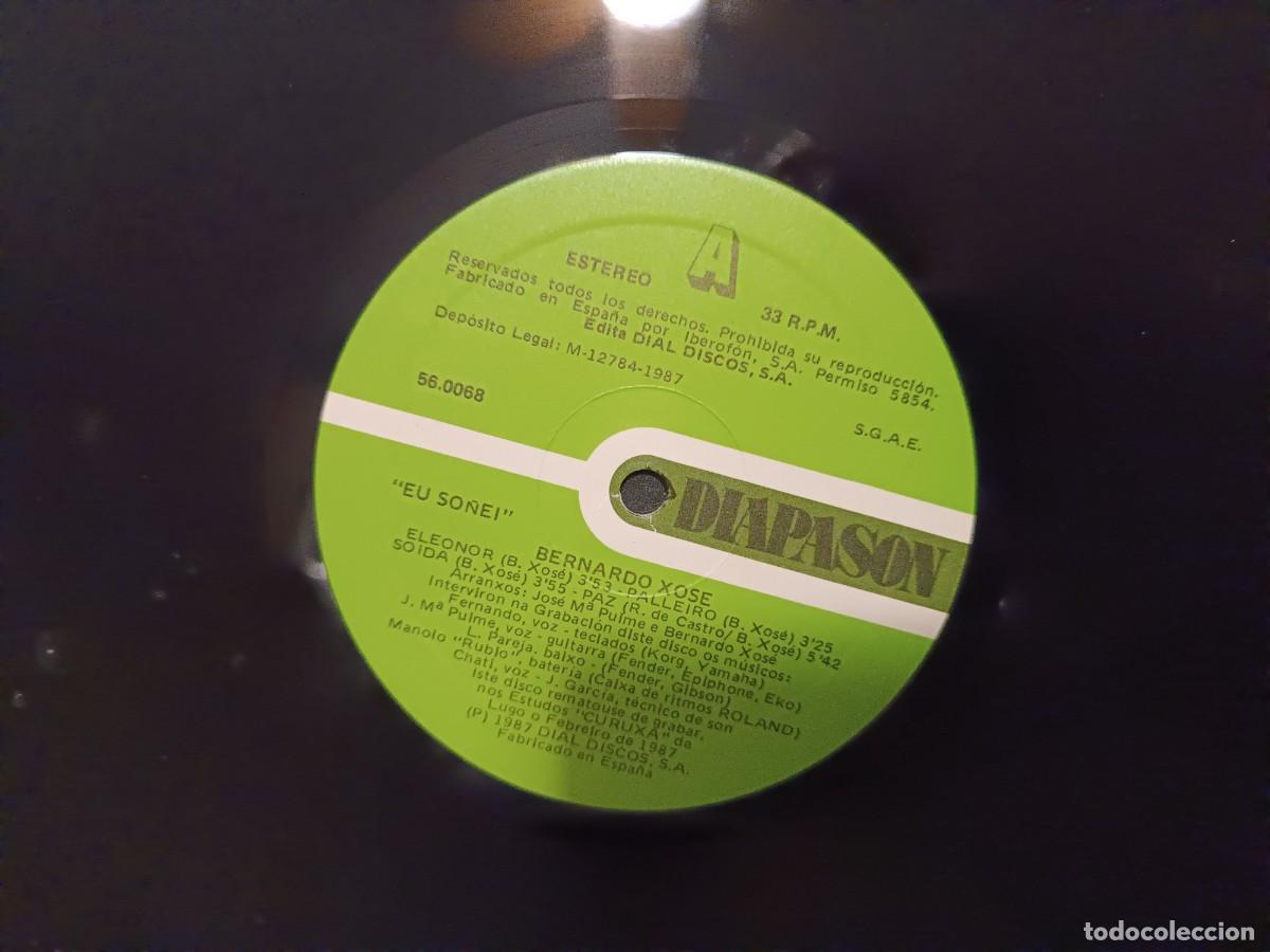 Discos de vinilo: Bernardo xose Eu So&ntilde;ei - Foto 3