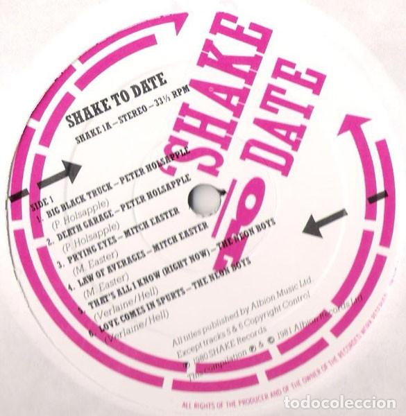 Discos de vinilo: Various &ndash; Shake To Date - Richard Hell & The Voidoids - The Neon Boys... - Foto 2