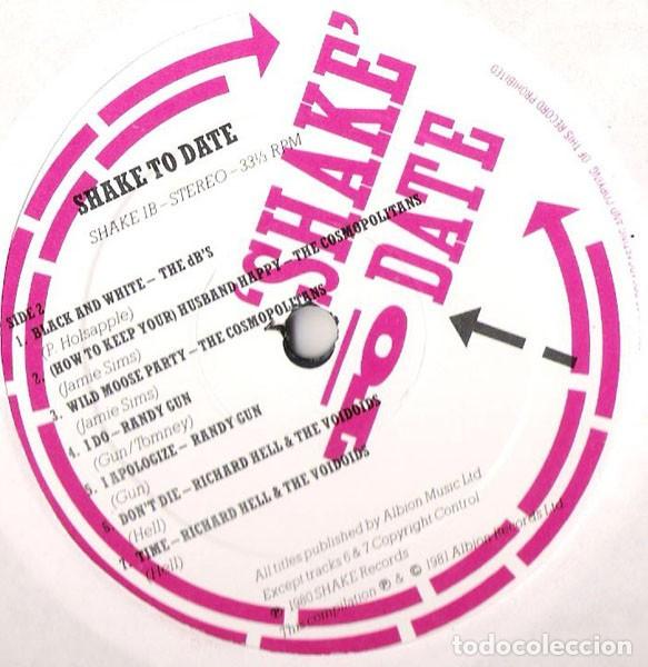 Discos de vinilo: Various &ndash; Shake To Date - Richard Hell & The Voidoids - The Neon Boys... - Foto 3