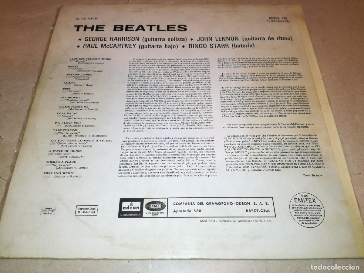 Discos de vinilo: THE BEATLES-EDICION ESPA&Ntilde;OLA - Foto 2