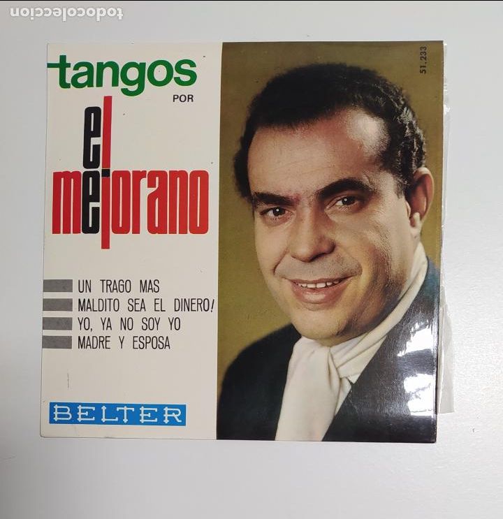 Discos de vinilo: TANGOS. EL MEJORANO. EP. TDKDS27F - Foto 1
