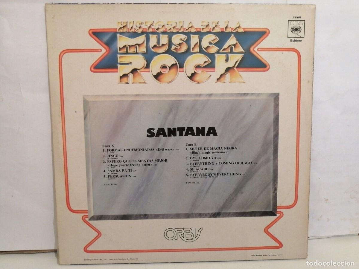 Discos de vinilo: Santana - Grandes Exitos - LP - 1982 - Foto 2