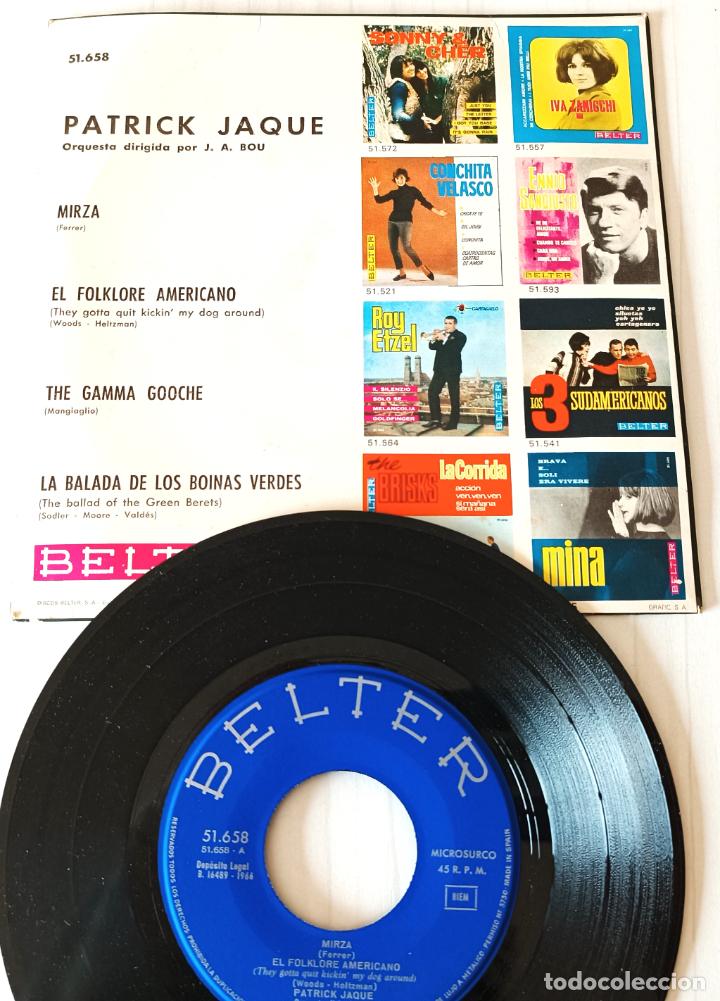 Discos de vinilo: PATRICK JAQUE - THE GAMMA GOOCHE BELTER - 1966 - Foto 2