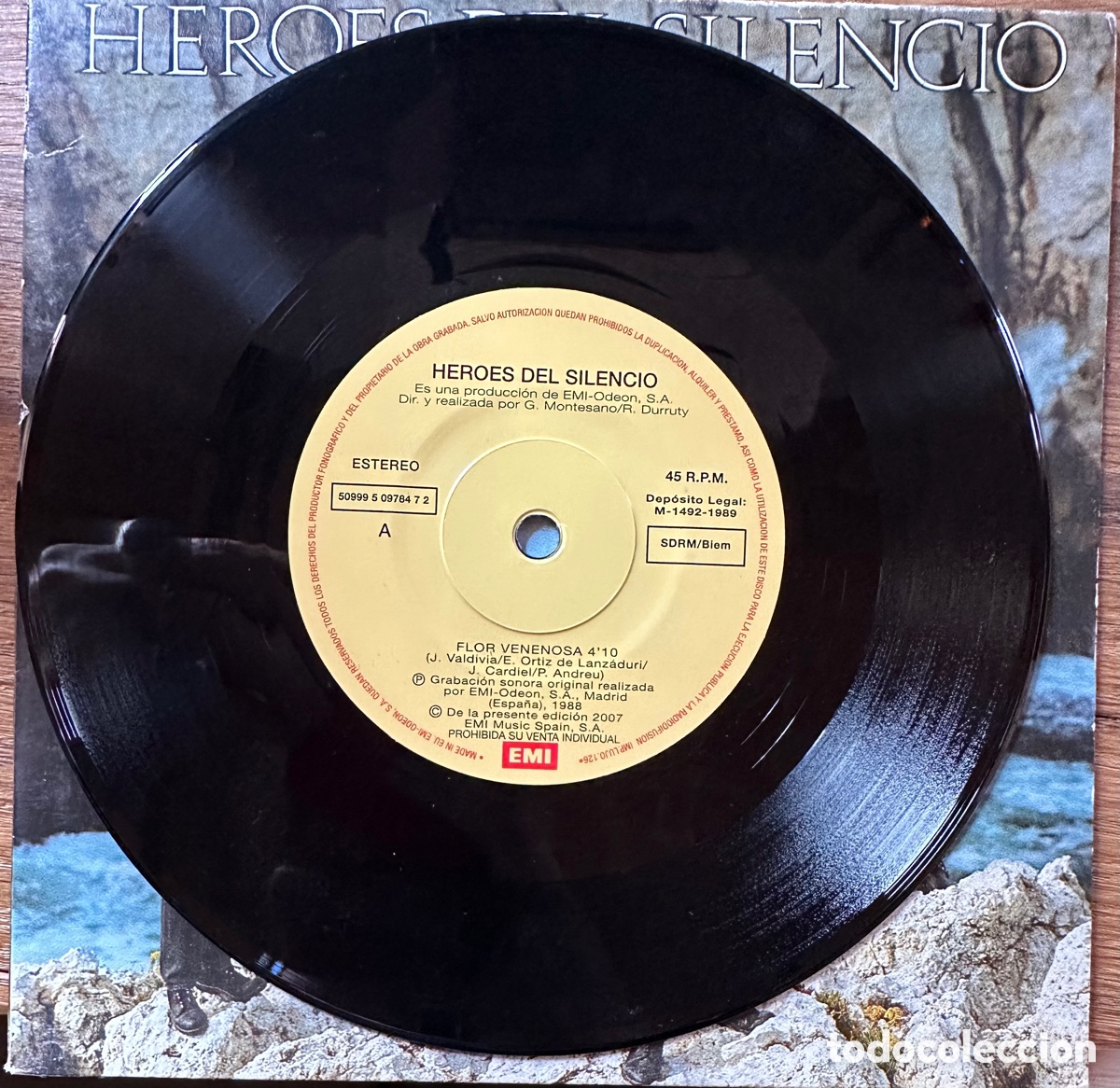 Discos de vinilo: H&eacute;roes Del Silencio. Flor Venenosa - Foto 3