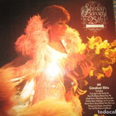 Discos de vinilo: SHIRLEY BASSEY 25 TH ANNIVERSARY - DOBLE LP -MUY NUEVO(5) - ORIGINAL INGLES - U.A. 1978 GATEFOLD