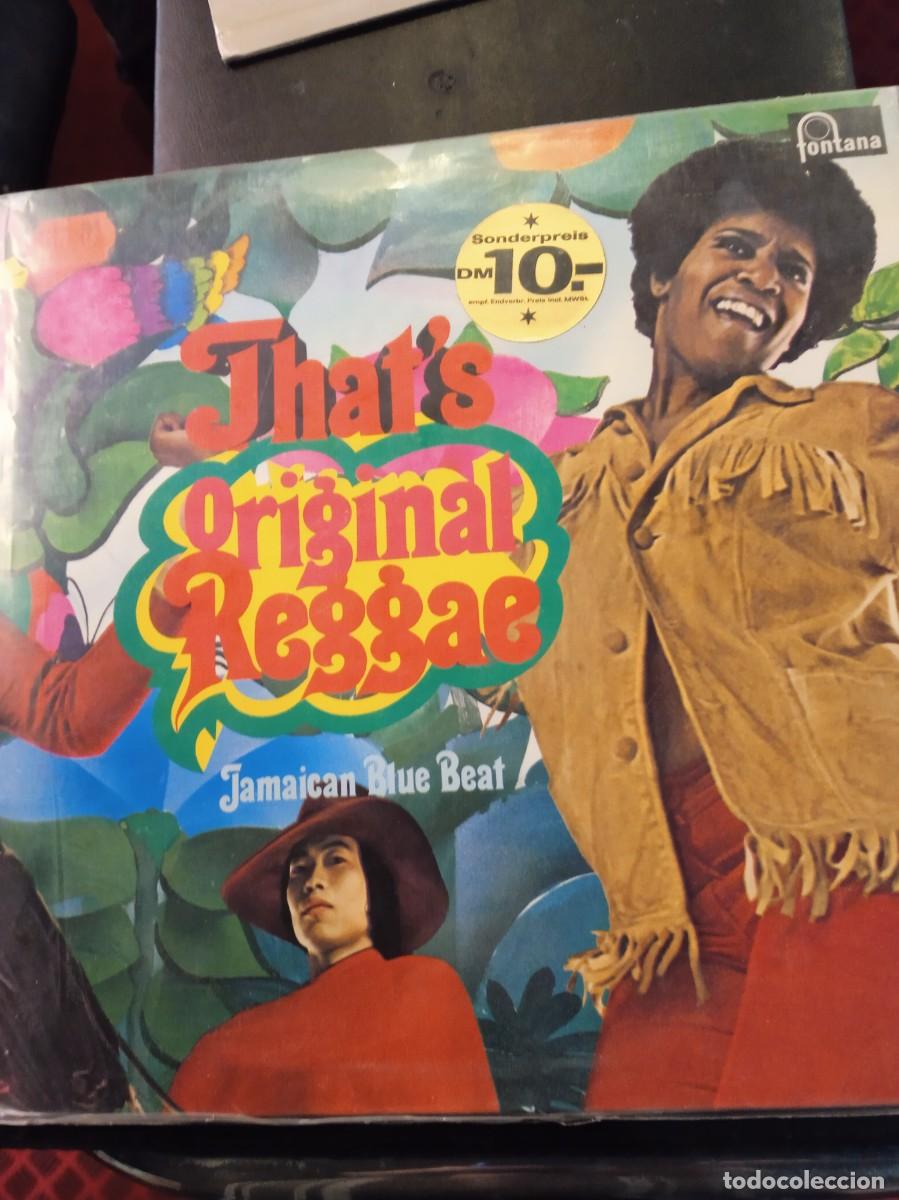 Discos de vinilo: THAT&acute;S REGGAE- ORIGINAL REGGAE. LP CON P&Oacute;STER ENORME. - Foto 1