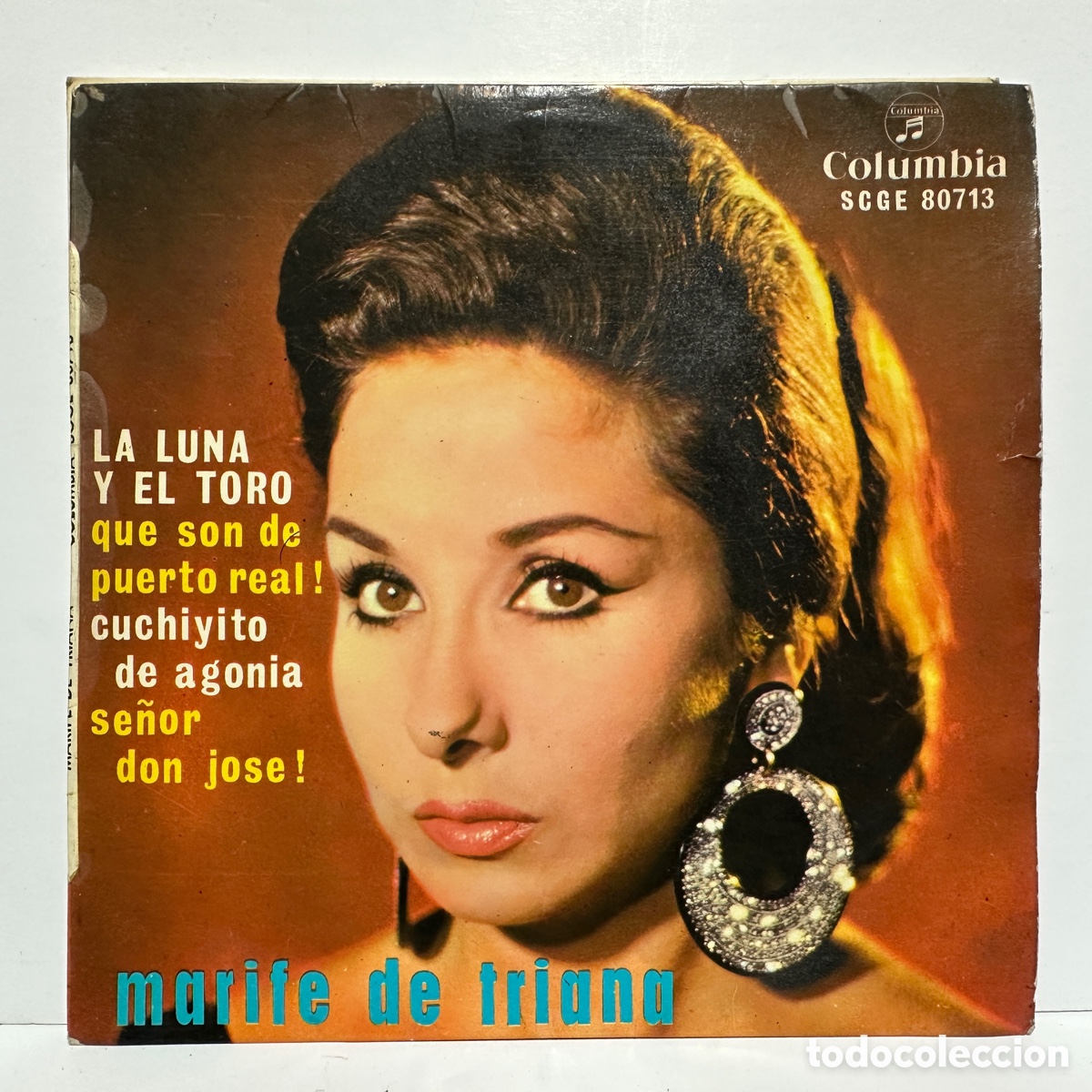 Discos de vinilo: Marif&eacute; De Triana - La Luna Y El Toro (7&rdquo;, EP) - Foto 1