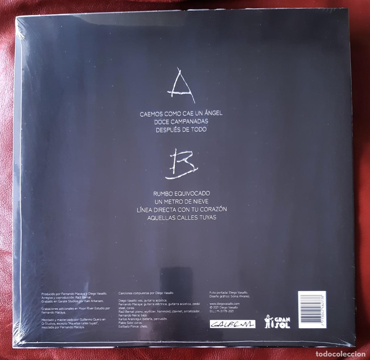 Discos de vinilo: DIEGO VASALLO - CAEMOS COMO CAE UN &Aacute;NGEL LP - Foto 2
