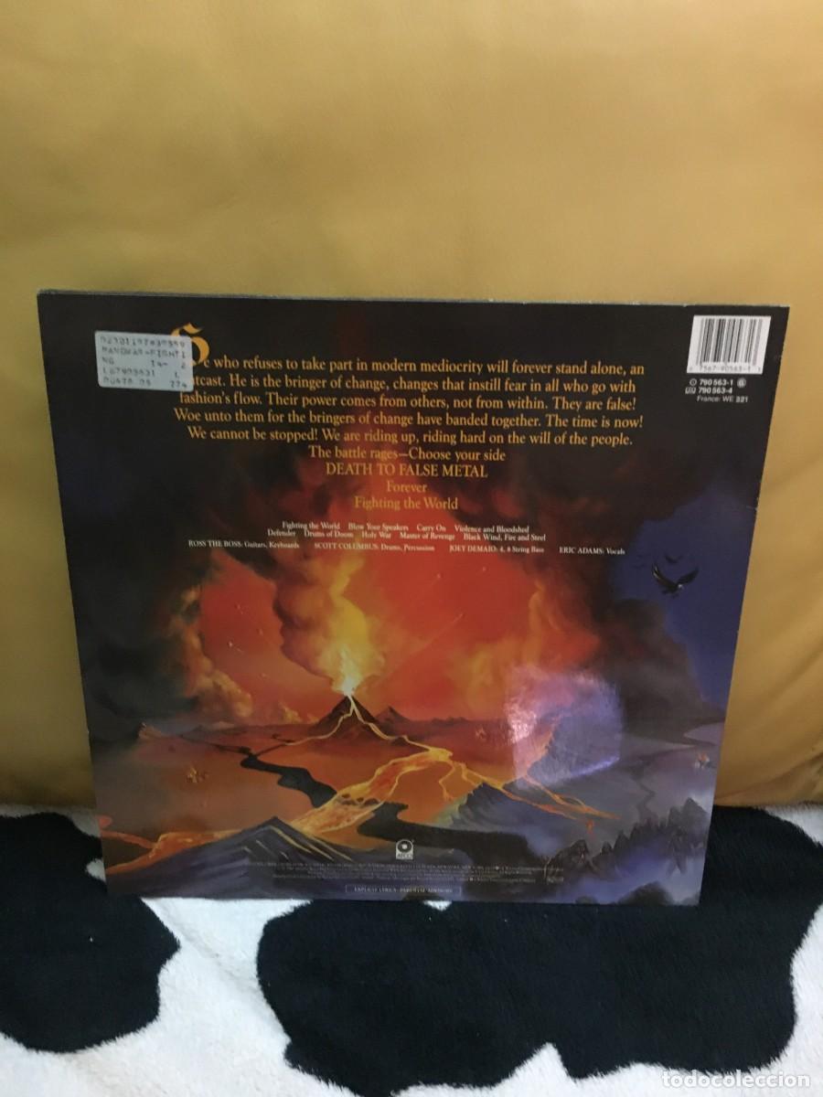 Discos de vinilo: Manowar &lrm;&ndash; Fighting The World - Foto 2