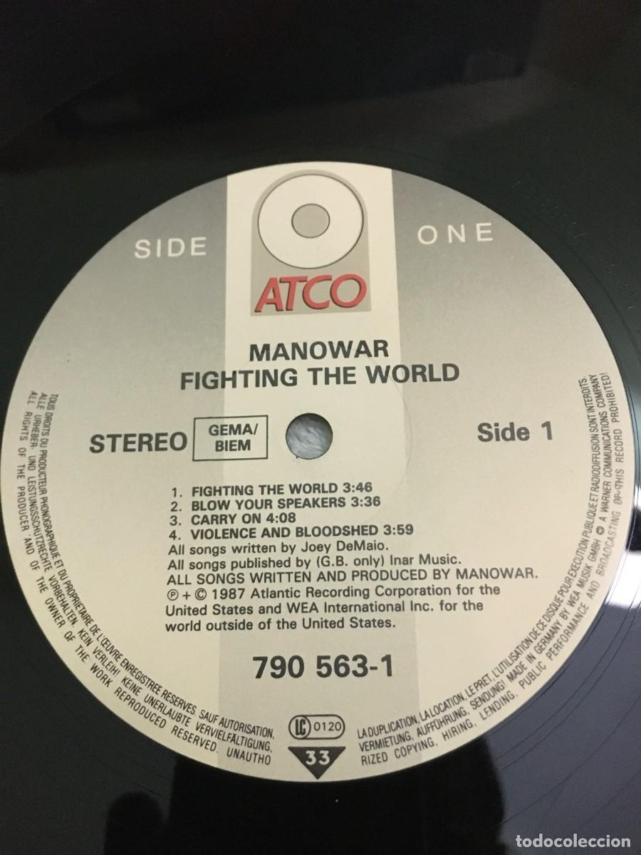 Discos de vinilo: Manowar &lrm;&ndash; Fighting The World - Foto 4