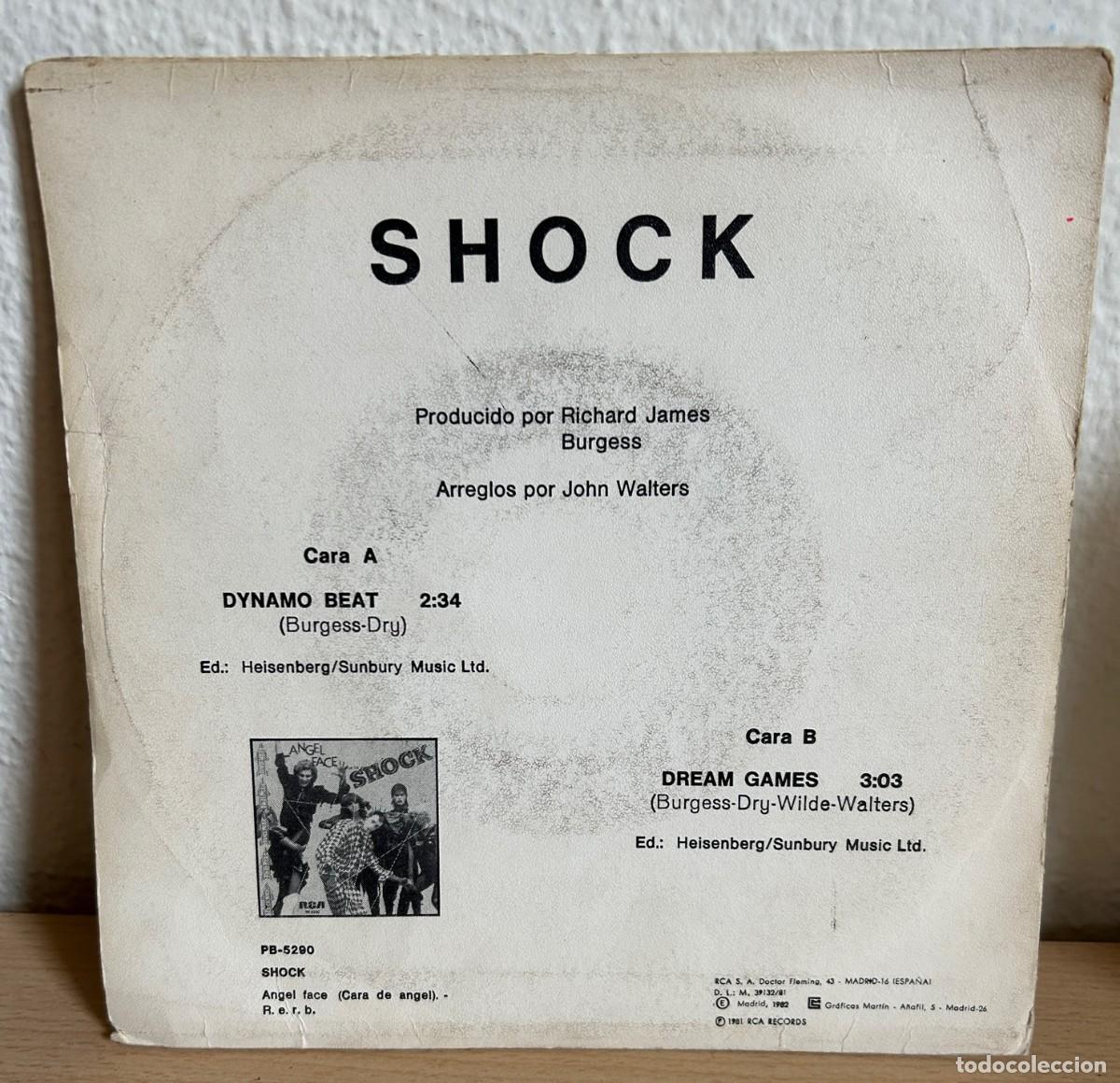 Discos de vinilo: Shock &lrm;&ndash; Dynamo Beat. DISCO VINILO. Estado. Vg / Vg. 1981 - Foto 2