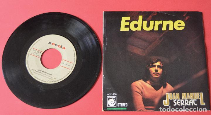 Discos de vinilo: JOAN MANUEL SERRAT - EDURNE - SINGLE - Foto 2