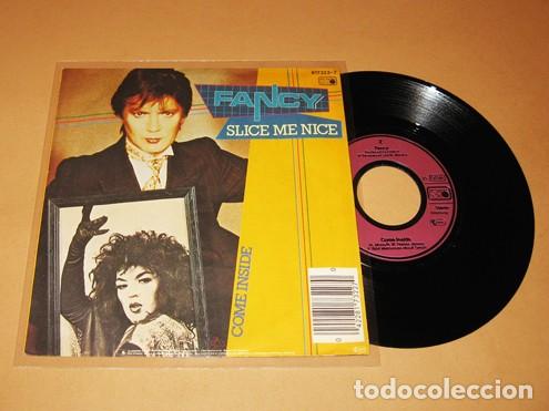 Discos de vinilo: FANCY - COME INSIDE - SINGLE - 1984 - TEMA ELECTRO DISCO / AL ESTILO GIORGIO MORODER - I FEEL LOVE - Foto 1