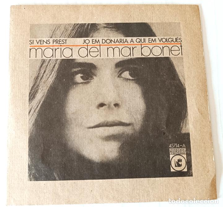 Discos de vinilo: MARIA DEL MAR BONET - SI VENS PREST CONCENTRIC - 1969 - Foto 1