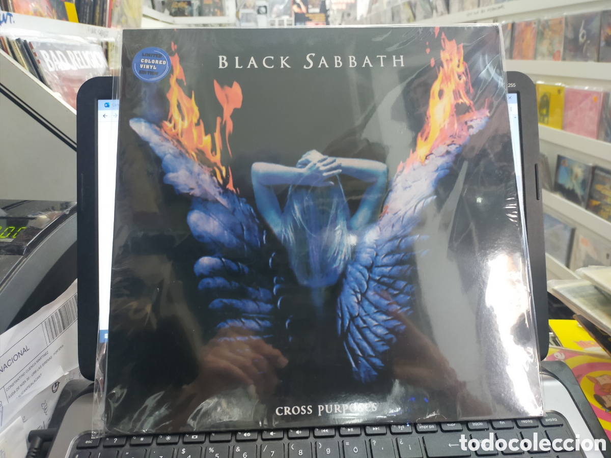 Discos de vinilo: Black Sabbath LP Cross purposes precintado vinilo de color