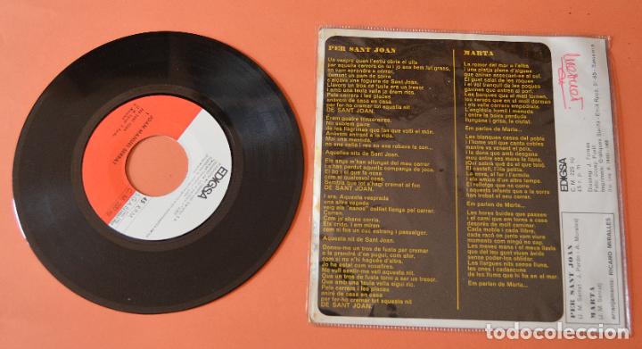 Discos de vinilo: JOAN MANUEL SERRAT - PER SANT JOAN - MARTA - Foto 2