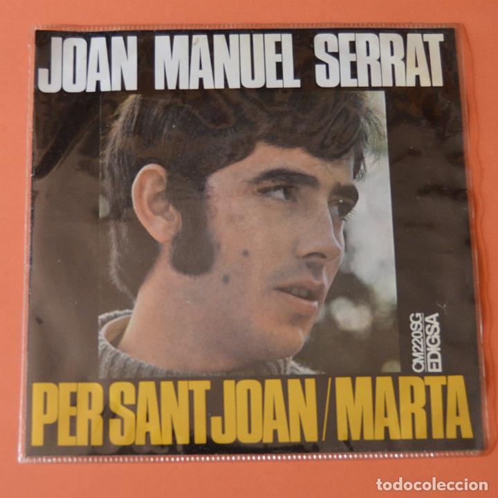 Discos de vinilo: JOAN MANUEL SERRAT - PER SANT JOAN - MARTA - Foto 1