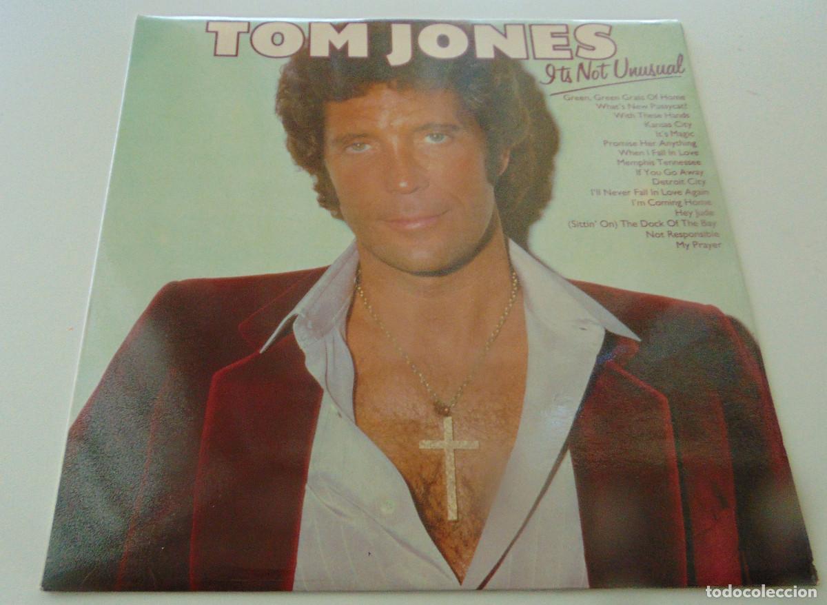 Discos de vinilo: TOM JONES - IT&acute;S NOT UNUSUAL - LP VINILO 1982 - Foto 3