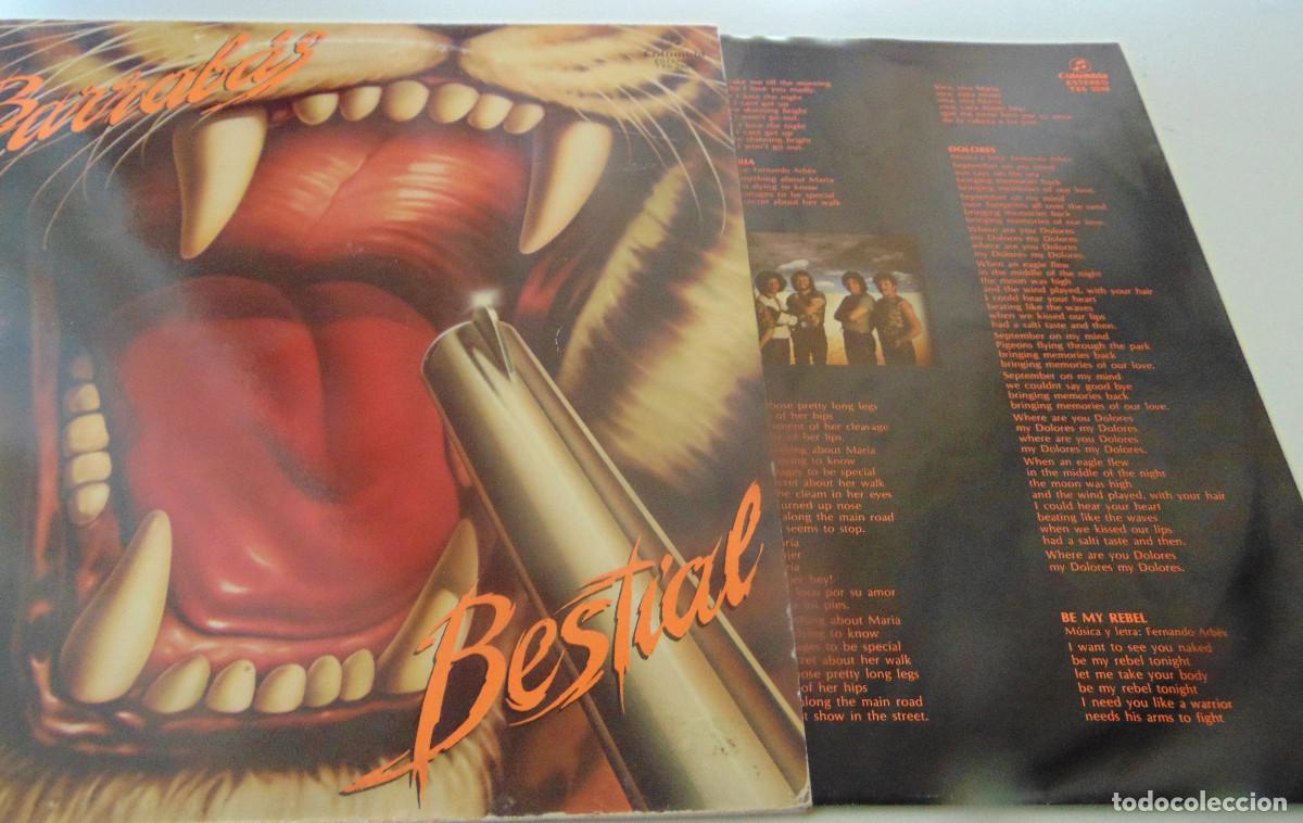 Discos de vinilo: Barrabas &ndash; Bestial - LP 1982 - LLEVA FUNDA INTERIOR CON LAS LETRAS - Foto 6