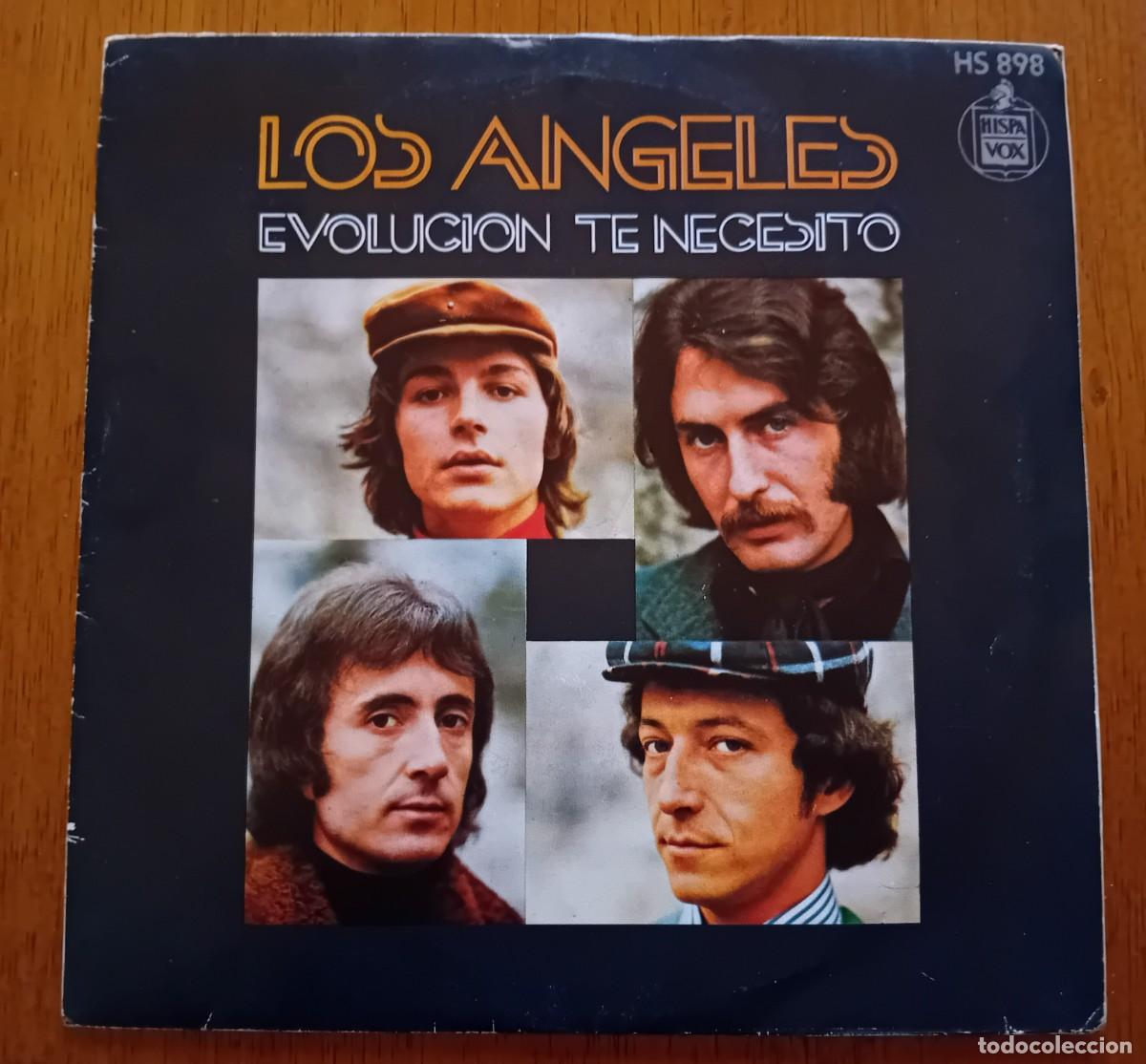 Vinyl-Schallplatten: LOS ANGELES Evoluci&oacute;n (Hispavox-Espa&ntilde;a 1973) Pop Rock SINGLE VG+/VG+