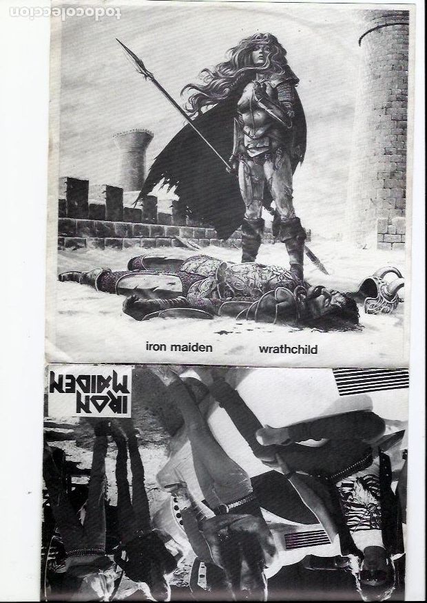 Discos de vinilo: IRON MAIDEN. Wrathchild. (vinilo single) - Foto 2
