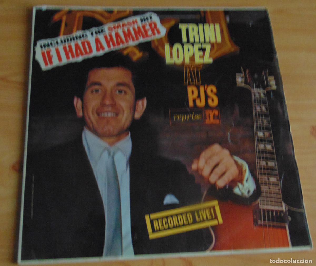 Discos de vinilo: TRINI LOPEZ - AT PJS - LP EN DIRECTO EDICION INGLESA - Foto 3