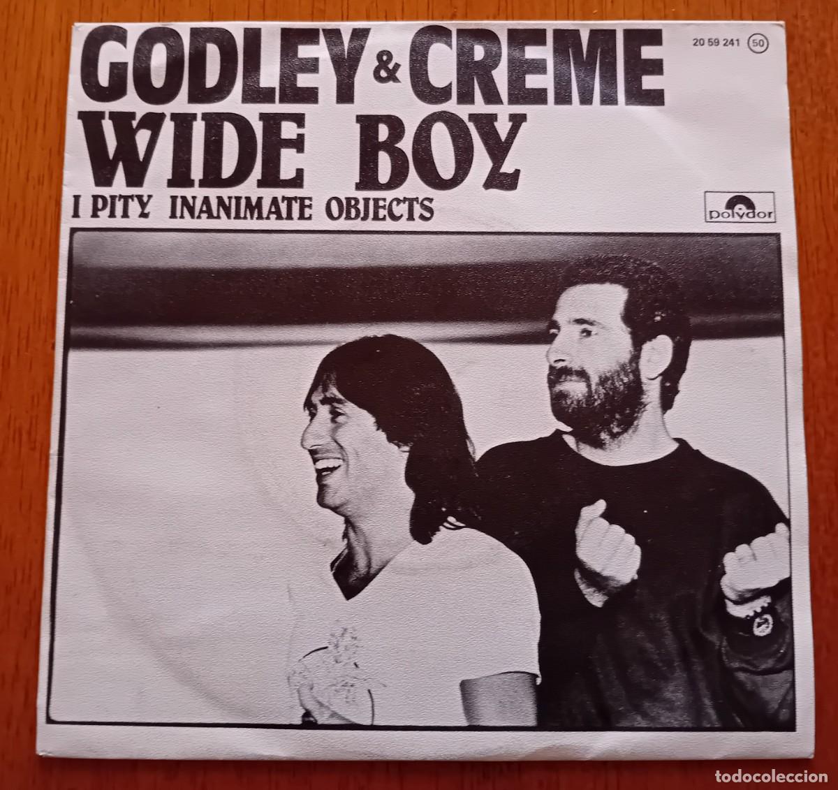 Discos de vinilo: GODLEY & CREME Wide Boy (Polydor-Espa&ntilde;a 1980) Pop Rock SINGLE EX/M-