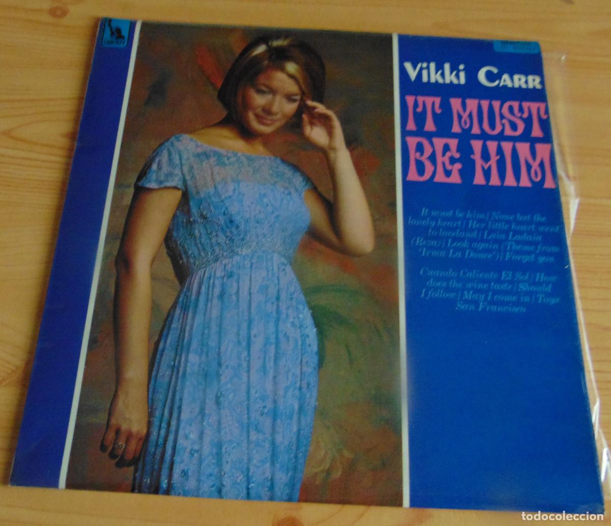 Discos de vinilo: VIKKI CARR - IT MUST BE HIM - LP EDICION INGLESA MONO - Foto 2
