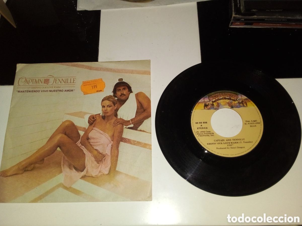 Discos de vinilo: CAPTAIN SENNILLE - MANTENIENDO VIVO NUESTRO AMOR - SINGLE - SPAIN - CASABLANCA - L -